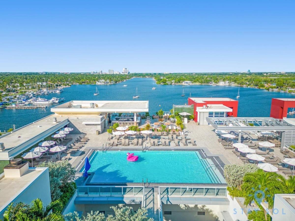 Rooftop Pool & Hot Tub - Gym - Hollywood Beach Exterior foto