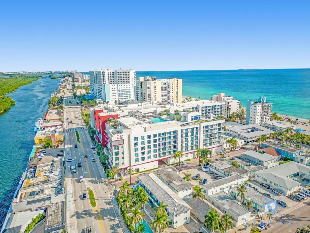 Rooftop Pool & Hot Tub - Gym - Hollywood Beach Exterior foto